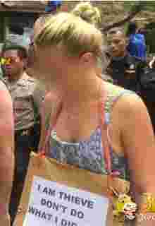 外國(guó)游客疑因偷竊在印尼被